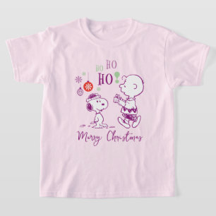 Erdnüsse   Snoopy & Charlie Brown Ho Ho Ho Ho T-Shirt