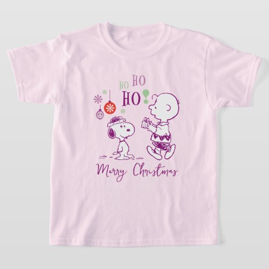 Erdnüsse | Snoopy & Charlie Brown Ho Ho Ho Ho T-Shirt (Ablage )