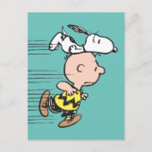 Erdnüsse | Snoopy & Charlie Brown Run Postkarte (Vorderseite)