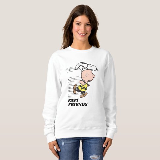 Erdnüsse | Snoopy & Charlie Brown Run Sweatshirt (Vorne ganz)
