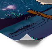 Erdnüsse | Snoopy & Charlie Brown Star Watching Poster (Ecke)