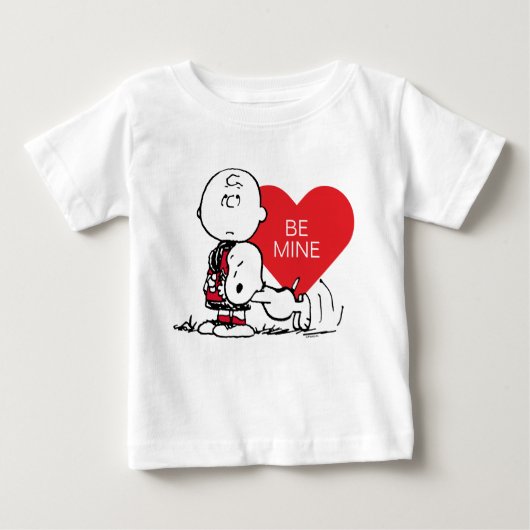 Erdnüsse | Snoopy & Charlie Brown Valentine Baby T-shirt (Vorderseite)