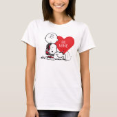Erdnüsse | Snoopy & Charlie Brown Valentine T-Shirt (Vorderseite)