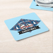 Erdnüsse | Snoopy & Charlie Brown Warm & Cosy Rechteckiger Pappuntersetzer (angewinkelt)