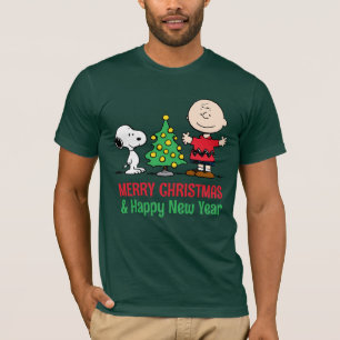 Erdnüsse   Snoopy & Charlie Brown Weihnachtsbaum T-Shirt