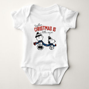 Erdnüsse   Snoopy & Charlie Brown Winter Scarf Baby Strampler