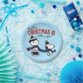 Erdnüsse | Snoopy & Charlie Brown Winter Scarf Pappteller (Party)