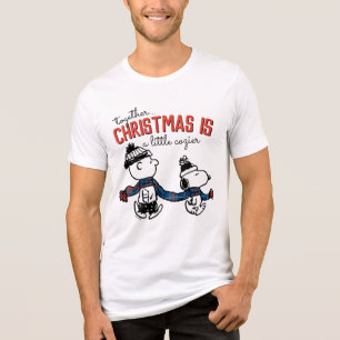 Erdnüsse Snoopy & Charlie Brown Winter Scarf Tri-Blend Shirt