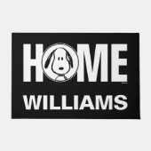 Erdnüsse | Snoopy Circle | PERSONALISIERT Fußmatte (Vorderseite)