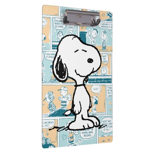 Erdnüsse | Snoopy-Comic-Muster Klemmbrett (Rechts)