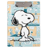 Erdnüsse | Snoopy-Comic-Muster Klemmbrett (Vorderseite)