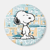 Erdnüsse | Snoopy-Comic-Muster Magnet (Vorne)