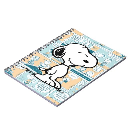 Erdnüsse | Snoopy-Comic-Muster Notizblock (Linke Seite)