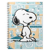 Erdnüsse | Snoopy-Comic-Muster Notizblock (Vorderseite)