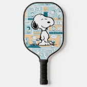 Erdnüsse | Snoopy-Comic-Muster Pickleball Schläger (Vorderseite)