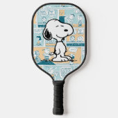 Erdnüsse | Snoopy-Comic-Muster Pickleball Schläger (Rückseite)