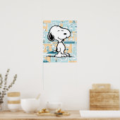 Erdnüsse | Snoopy-Comic-Muster Poster (Küche)