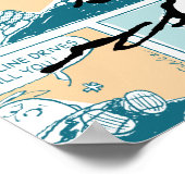 Erdnüsse | Snoopy-Comic-Muster Poster (Ecke)