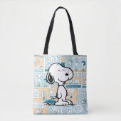 Erdnüsse | Snoopy-Comic-Muster Tasche (Vorderseite)