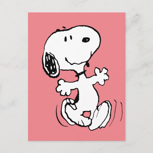 Erdnüsse | Snoopy Dance Postkarte (Vorderseite)