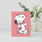 Erdnüsse | Snoopy Dance Postkarte (Stehend Vorderseite)