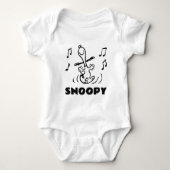 Erdnüsse | Snoopy Dancing Baby Strampler (Vorderseite)