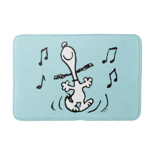 Erdnüsse   Snoopy Dancing Badematte
