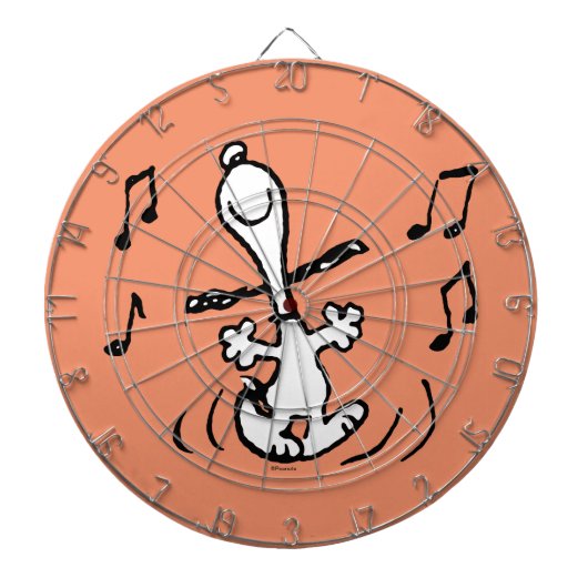 Erdnüsse | Snoopy Dancing Dartscheibe (vorne)