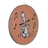 Erdnüsse | Snoopy Dancing Dartscheibe (Vorderseite Links)