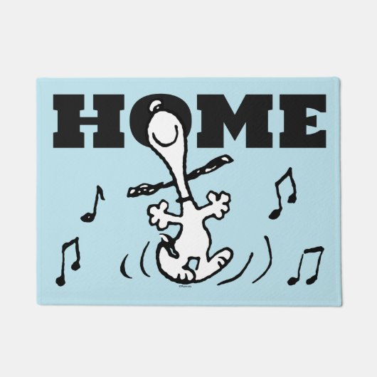 Erdnüsse | Snoopy Dancing Fußmatte (Vorderseite)