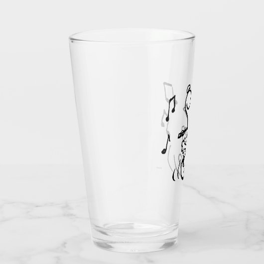 Erdnüsse | Snoopy Dancing Glas (Rechts)