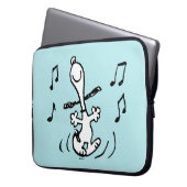 Erdnüsse | Snoopy Dancing Laptopschutzhülle (Vorderseite Links)