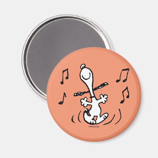 Erdnüsse | Snoopy Dancing Magnet (Vorderseite/Rückseite)