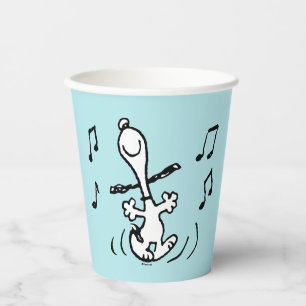 Erdnüsse Snoopy Dancing Pappbecher