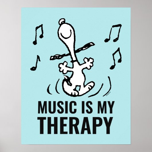 Erdnüsse | Snoopy Dancing Poster (Vorne)