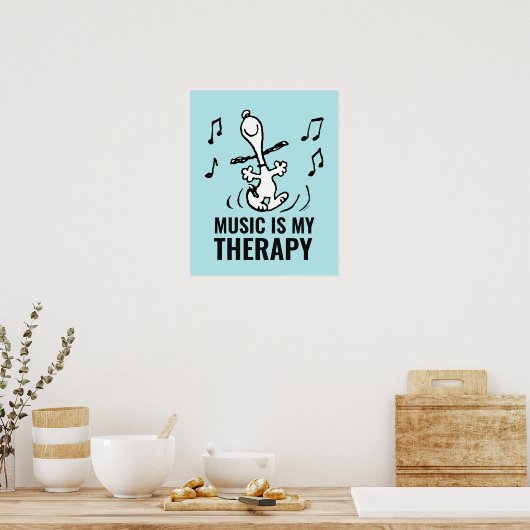 Erdnüsse | Snoopy Dancing Poster (Küche)