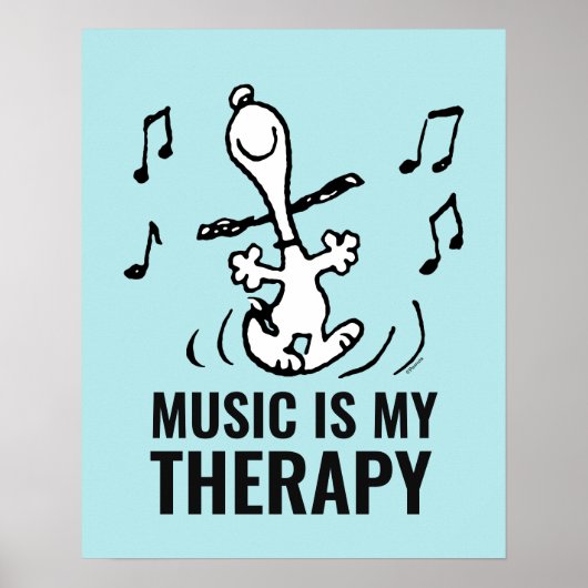 Erdnüsse | Snoopy Dancing Poster (Vorne)