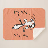 Erdnüsse | Snoopy Dancing Sherpadecke (Vorderseite (Horizontal))