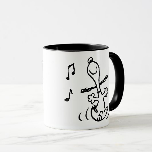 Erdnüsse | Snoopy Dancing Tasse (VorderseiteRechts)