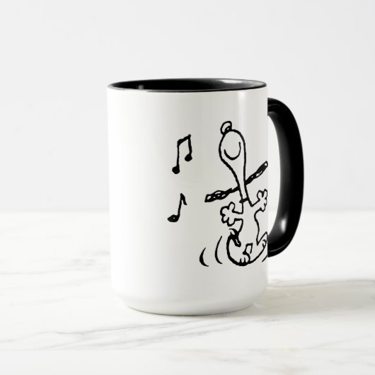 Erdnüsse | Snoopy Dancing Tasse (VorderseiteRechts)