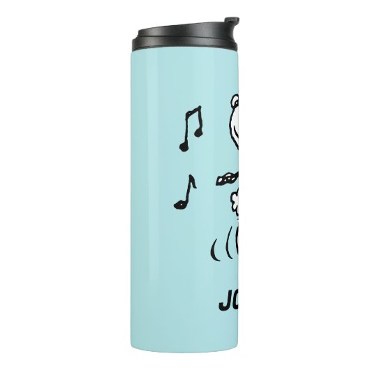 Erdnüsse | Snoopy Dancing Thermosbecher (Nach links gedreht)