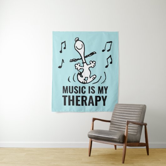 Erdnüsse | Snoopy Dancing Wandteppich (Beispiel)