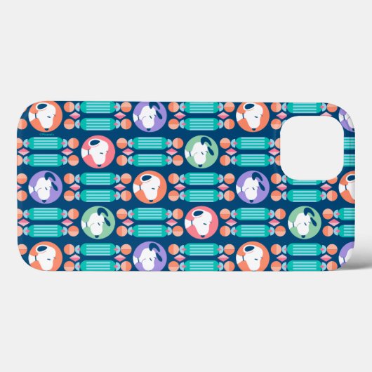 Erdnüsse | Snoopy Dark Blue Deko Dreams Pattern Case-Mate iPhone Hülle (Rückseite (Horizontal))