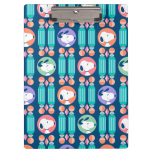 Erdnüsse   Snoopy Dark Blue Deko Dreams Pattern Klemmbrett