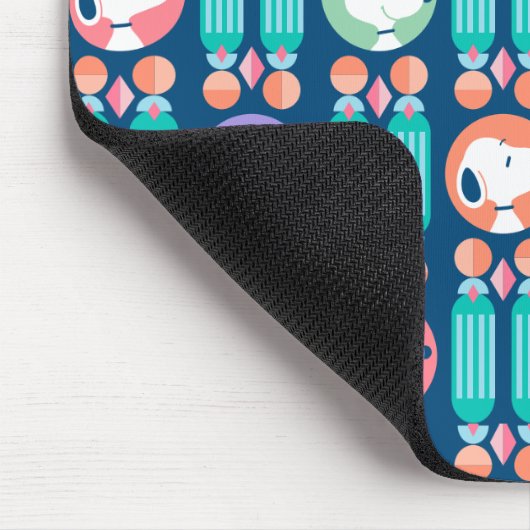 Erdnüsse | Snoopy Dark Blue Deko Dreams Pattern Mousepad (Ecke)
