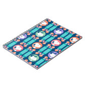 Erdnüsse | Snoopy Dark Blue Deko Dreams Pattern Notizblock (Linke Seite)