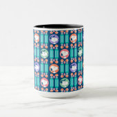 Erdnüsse | Snoopy Dark Blue Deko Dreams Pattern Tasse (Zentrum)