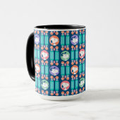 Erdnüsse | Snoopy Dark Blue Deko Dreams Pattern Tasse (Vorderseite Links)