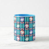 Erdnüsse | Snoopy Dark Blue Deko Dreams Pattern Tasse (Zentrum)