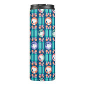 Erdnüsse | Snoopy Dark Blue Deko Dreams Pattern Thermosbecher (Rückseite)